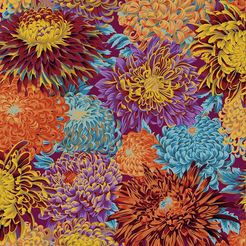 Kaffe Fassett Japanese Chrysanthemum Autumn Fabric