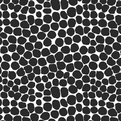 Kaffe Fassett Jumble Black Dot Fabric-Free Spirit Fabrics-My Favorite Quilt Store