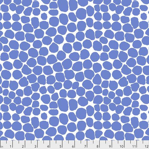 Kaffe Fassett Jumble Cobalt Dot Fabric-Free Spirit Fabrics-My Favorite Quilt Store