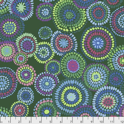 Kaffe Fassett Collective Plum Aboriginal Dot Yardage