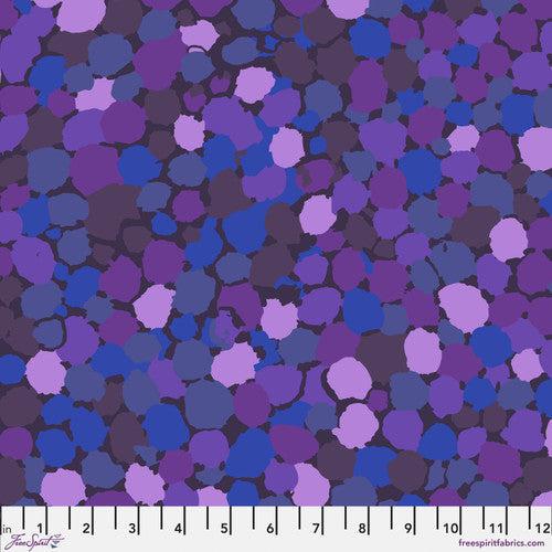 Kaffe Fassett Reflections Purple Spots Fabric-Free Spirit Fabrics-My Favorite Quilt Store