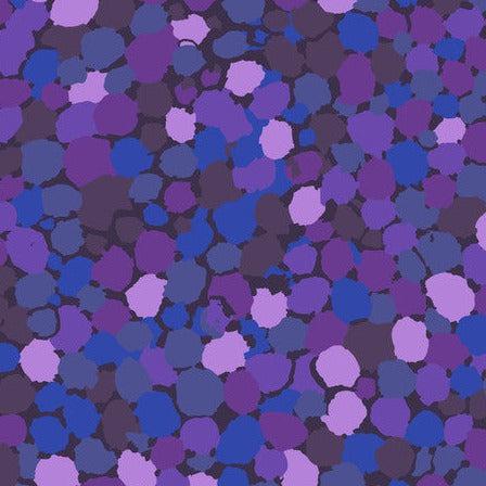 Kaffe Fassett Reflections Purple Spots Fabric-Free Spirit Fabrics-My Favorite Quilt Store