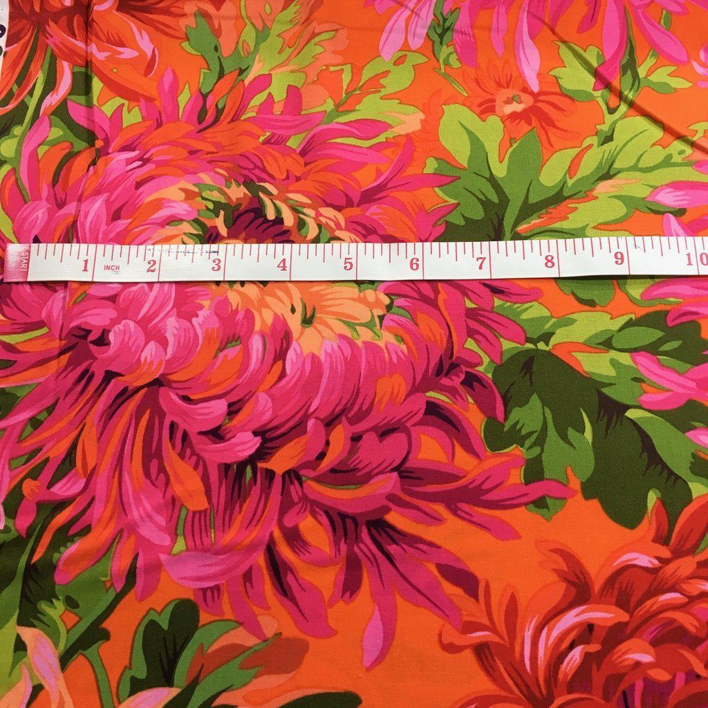 Kaffe Fassett Shaggy Red Fabric-Free Spirit Fabrics-My Favorite Quilt Store