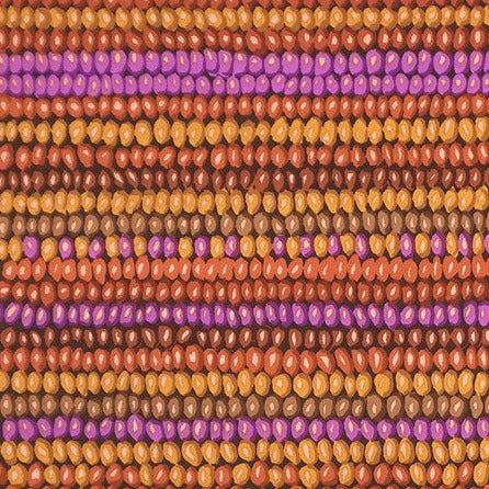 Kaffe Fassett Vintage Collective Earth Bead Stripe Fabric-Free Spirit Fabrics-My Favorite Quilt Store
