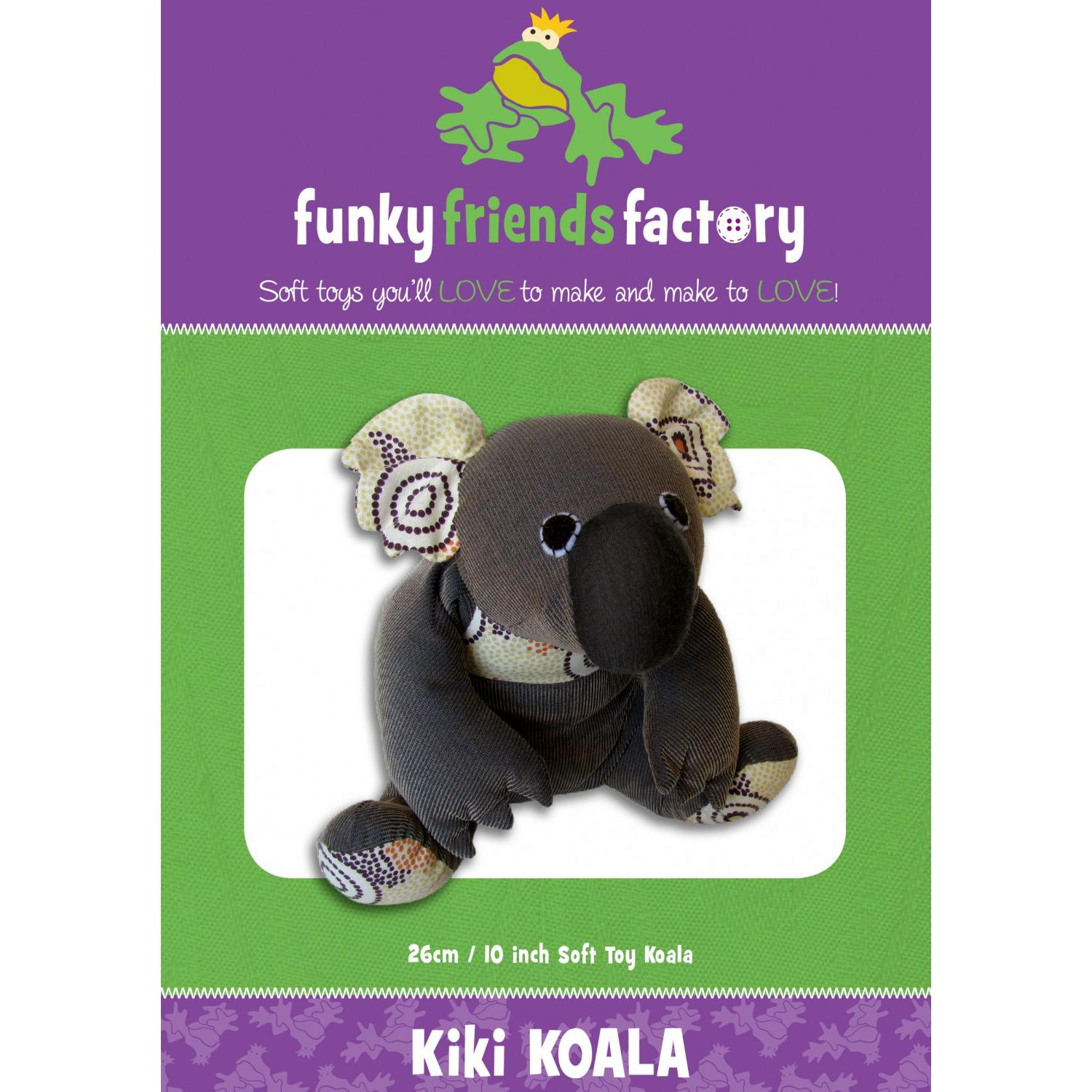 Kiki Koala Funky Friends Factory Pattern-Funky Friends Factory-My Favorite Quilt Store