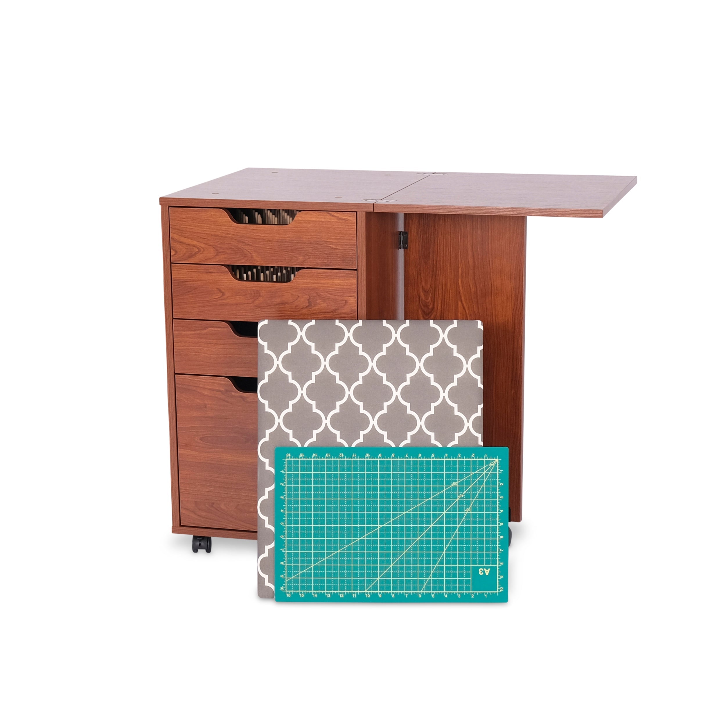 Kiwi Storage Cabinet Teak-Kangaroo Sewing Furniture-My Favorite Quilt Store