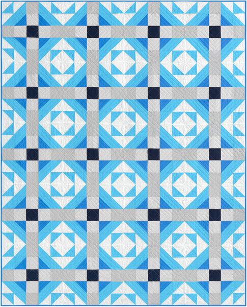 Kona Cotton On The Horizon Quilt Pattern - Free Pattern Download-Robert Kaufman-My Favorite Quilt Store