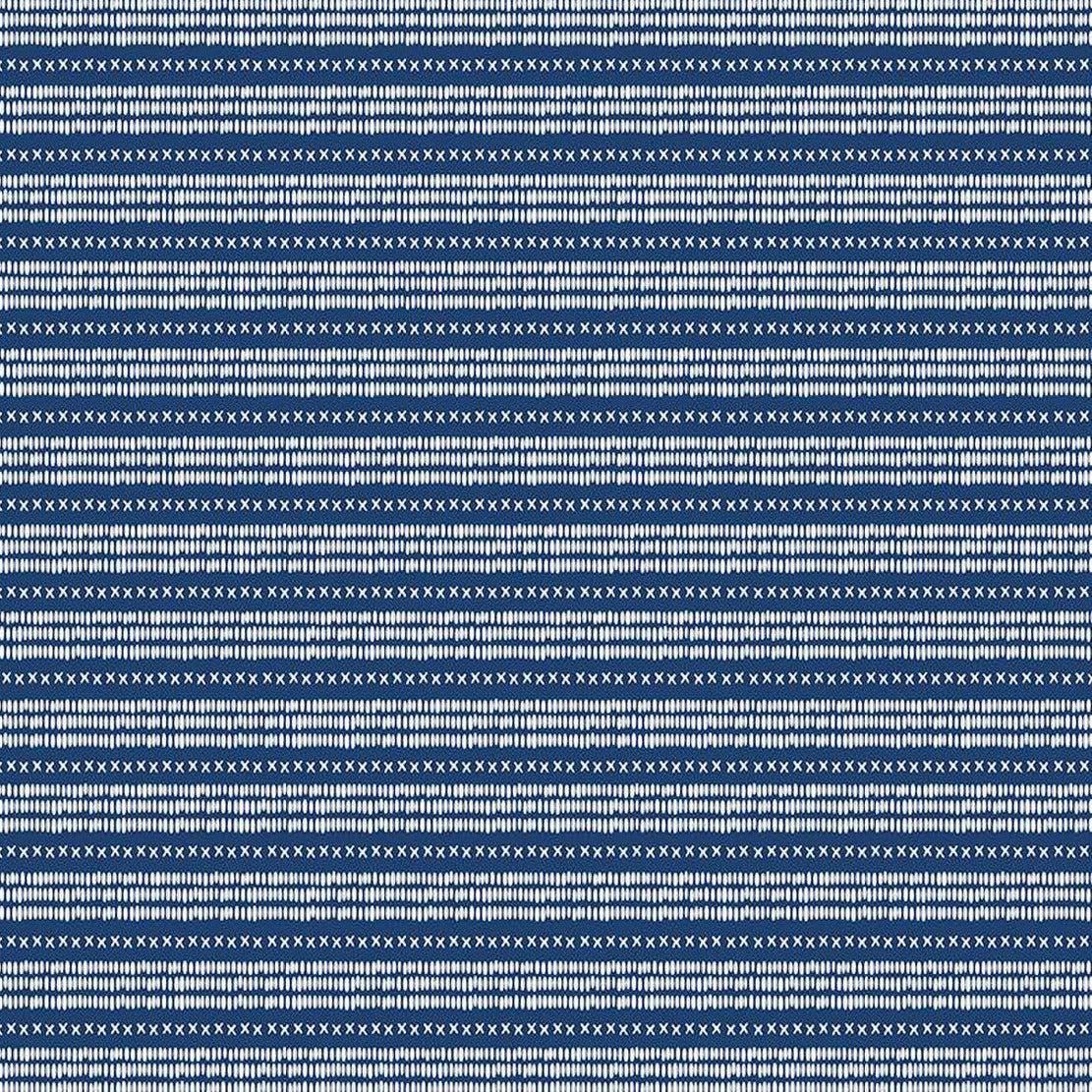 Land Of The Brave Navy Stripe Fabric-Riley Blake Fabrics-My Favorite Quilt Store