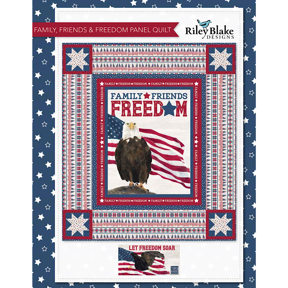 Let Freedom Soar Quilt Pattern - Free Digital Download-Riley Blake Fabrics-My Favorite Quilt Store