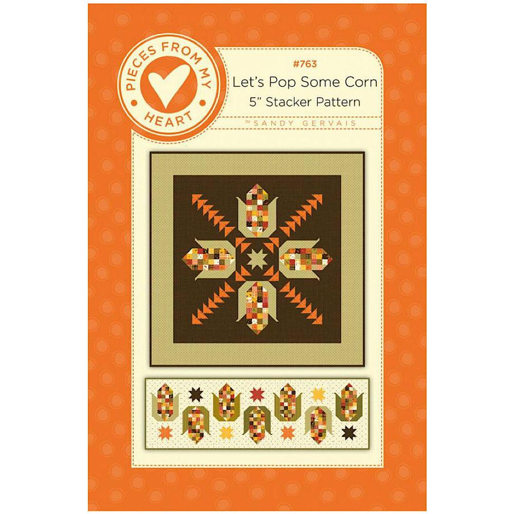 Let's Pop Some Corn Table Topper Quilt and Table Runner Pattern