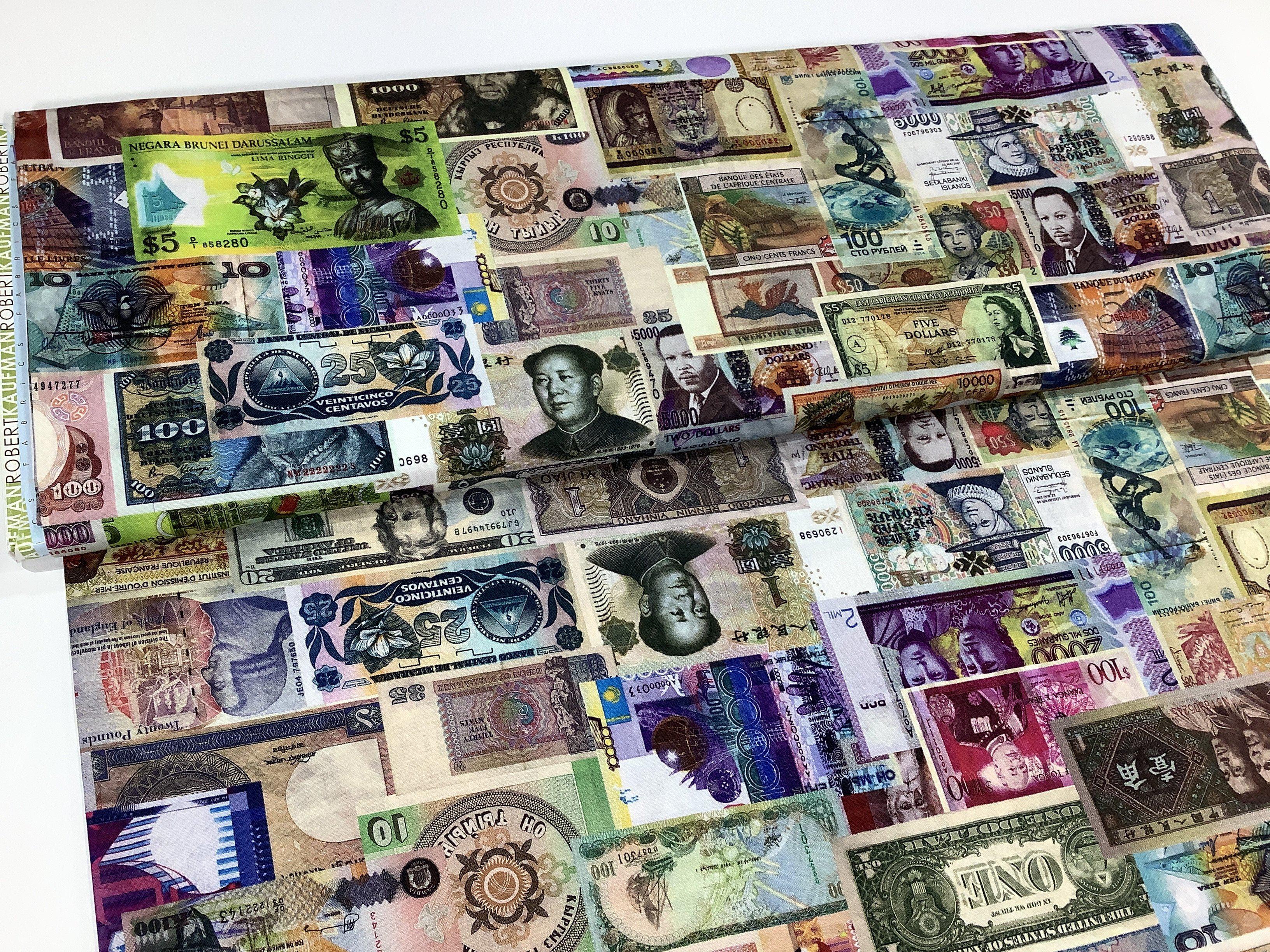 Library of Rarities Multi Currency Fabric-Robert Kaufman-My Favorite Quilt Store