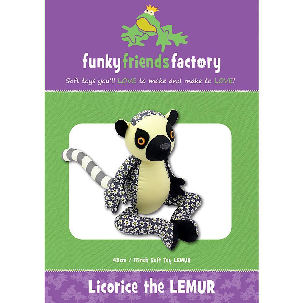 Licorice the Lemur Funky Friends Factory Pattern