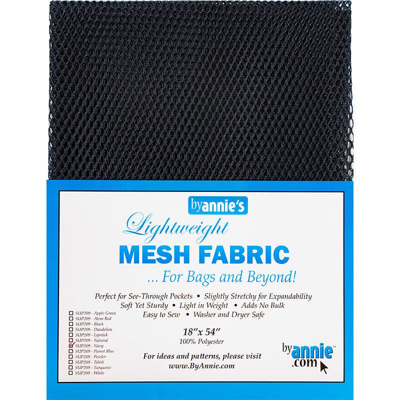 Lightweight Navy Mesh Fabric 18"x 54"-By Annie.com-My Favorite Quilt Store