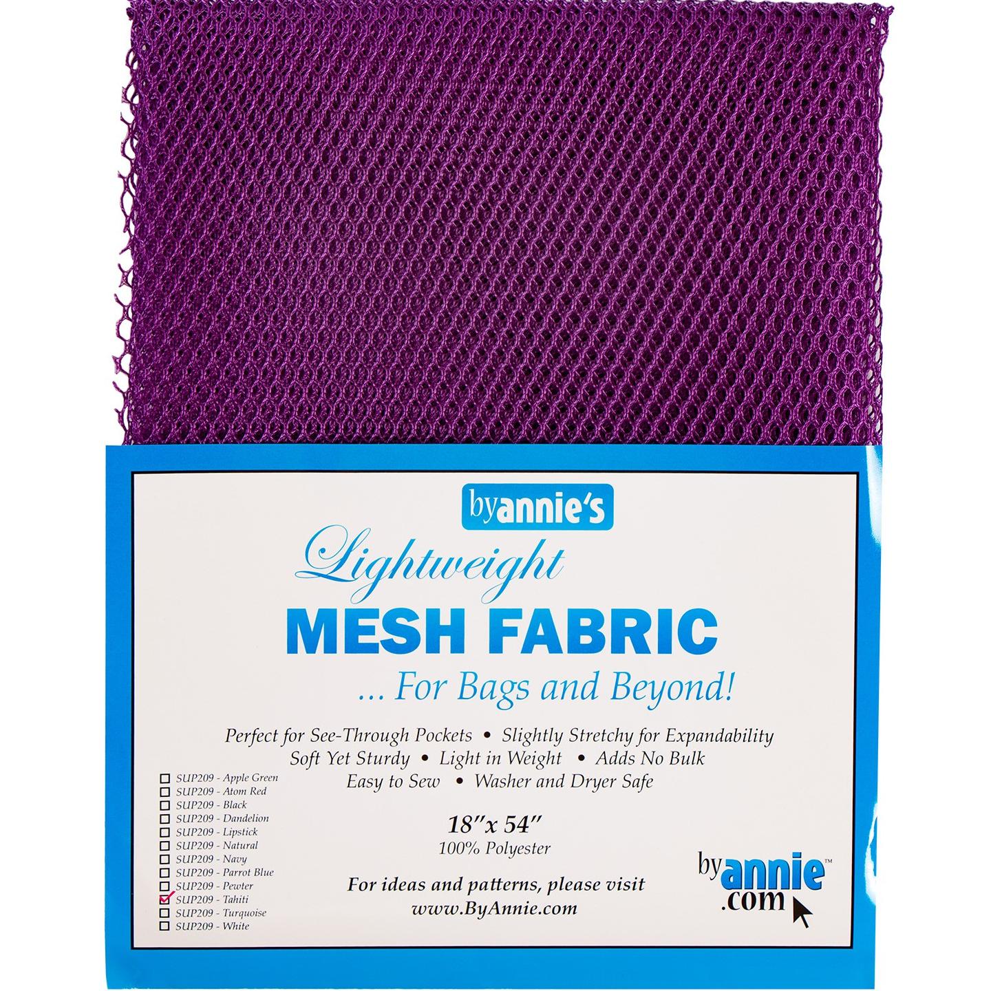 Lightweight Tahiti Mesh Fabric 18"x 54"