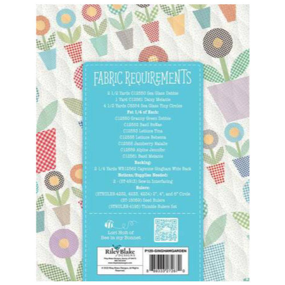 Lori Holt Gingham Garden Quilt Pattern-Riley Blake Fabrics-My Favorite Quilt Store