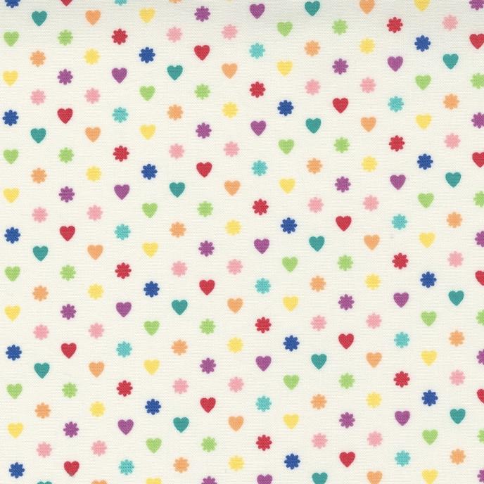 Love Lily Sugar I Heart Flowers Fabric-Moda Fabrics-My Favorite Quilt Store