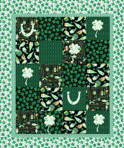 Luck of the Gnomes Quilt Pattern - Free Digital Download-Benartex Fabrics-My Favorite Quilt Store