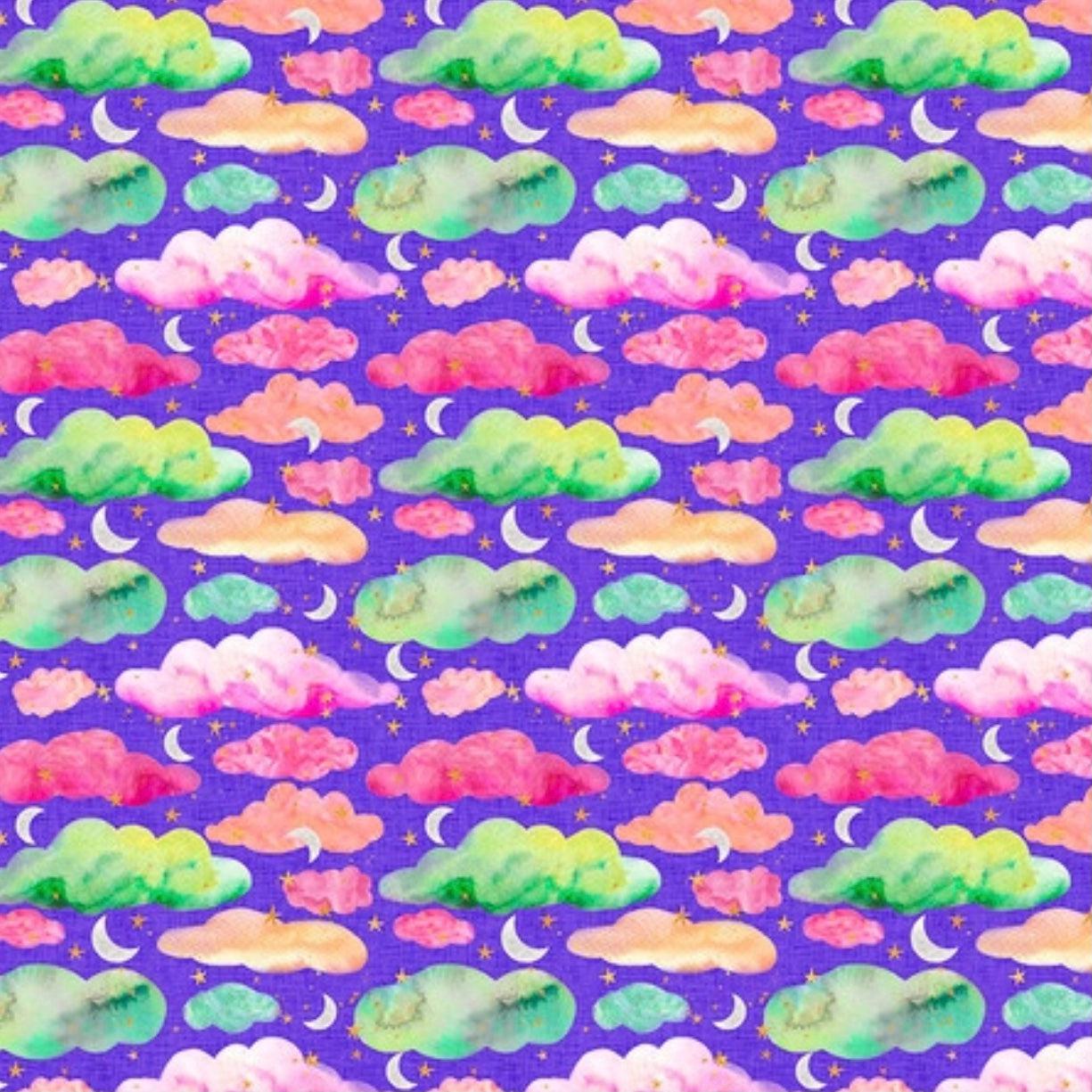 Magic Friends Violet Magic Sky Fabric