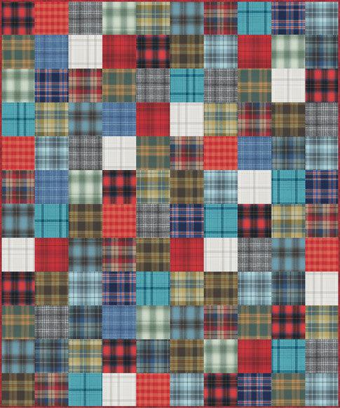 Mammoth Flannel Simple Squares Quilt Pattern - Free Pattern Download