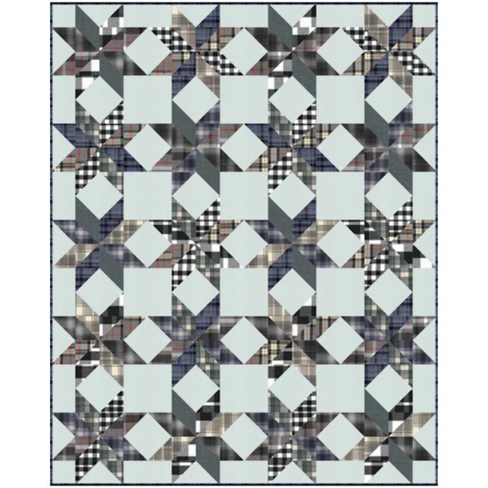 Mammoth Flannel Simple Stars Quilt Pattern - Free Pattern Download