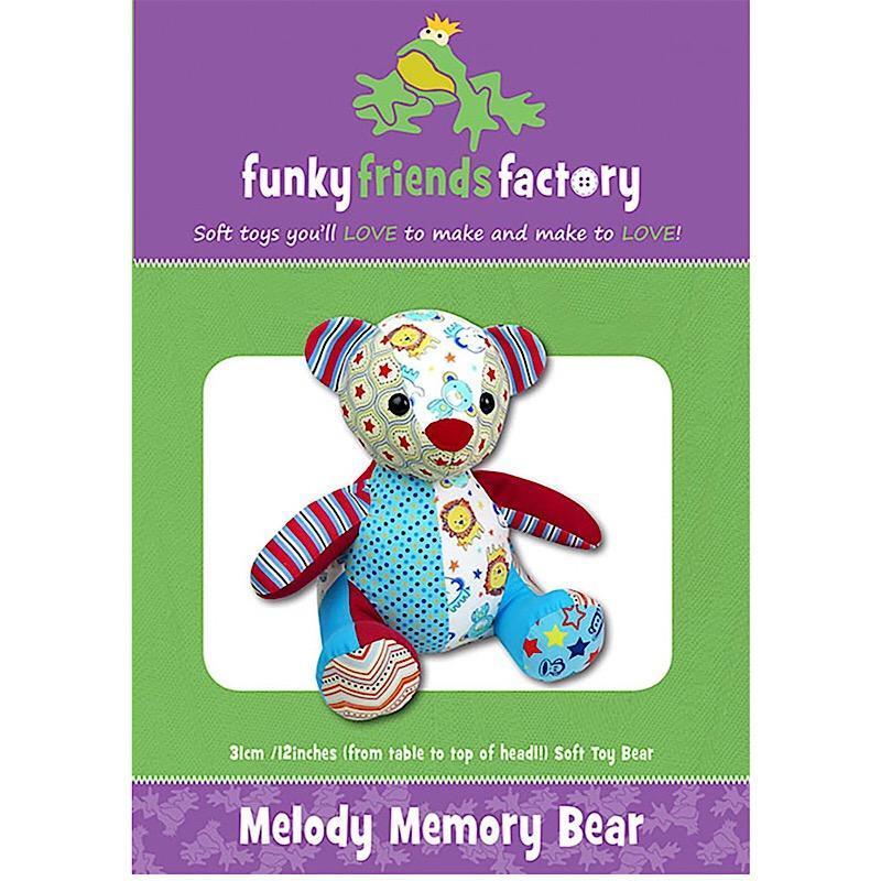 Melody Memory Bear Funky Friends Factory Pattern-Funky Friends Factory-My Favorite Quilt Store