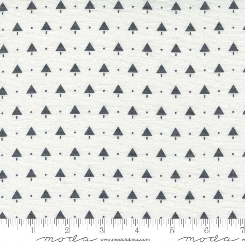 Merry Little Christmas Cream Charcoal Little Trees Fabric-Moda Fabrics-My Favorite Quilt Store