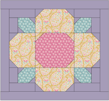 Mix and Match Flower Block Pattern - Digital Download