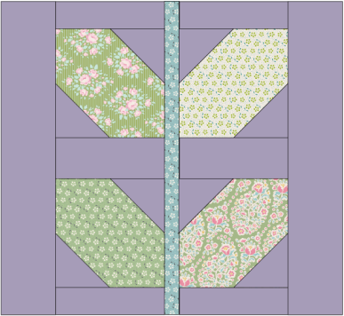 Mix and Match Leaf Block Pattern - Digital Download