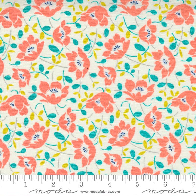 Morning Light Cloud Blossom Windswept Floral Fabric-Moda Fabrics-My Favorite Quilt Store