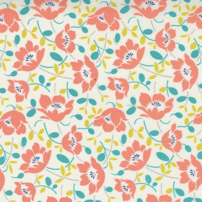 Morning Light Cloud Blossom Windswept Floral Fabric-Moda Fabrics-My Favorite Quilt Store