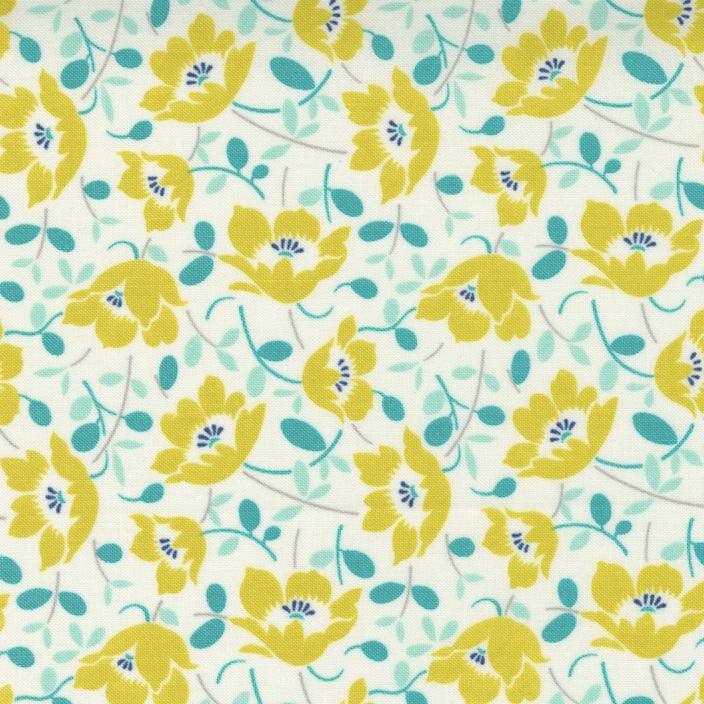 Morning Light Cloud Sprout Windswept Floral Fabric-Moda Fabrics-My Favorite Quilt Store