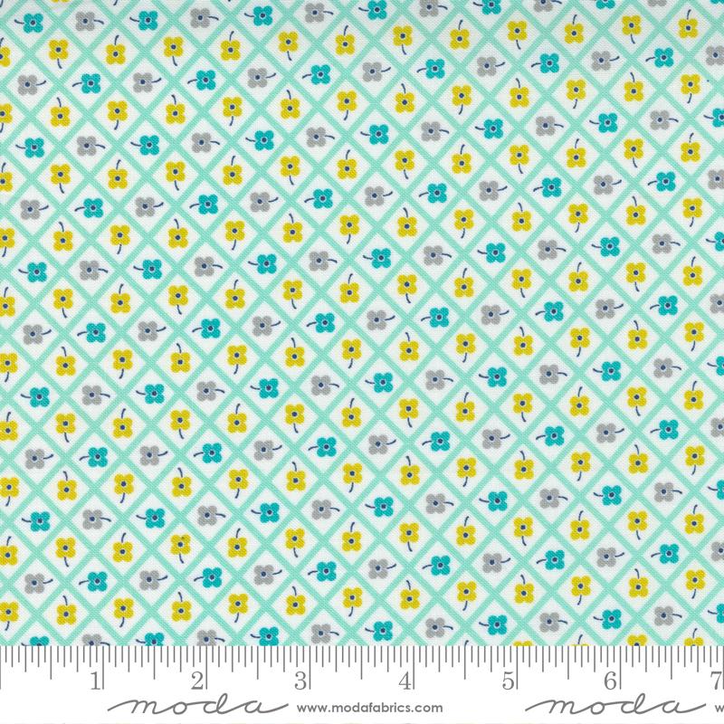 Morning Light Morning Dew Chockablock Check Fabric-Moda Fabrics-My Favorite Quilt Store