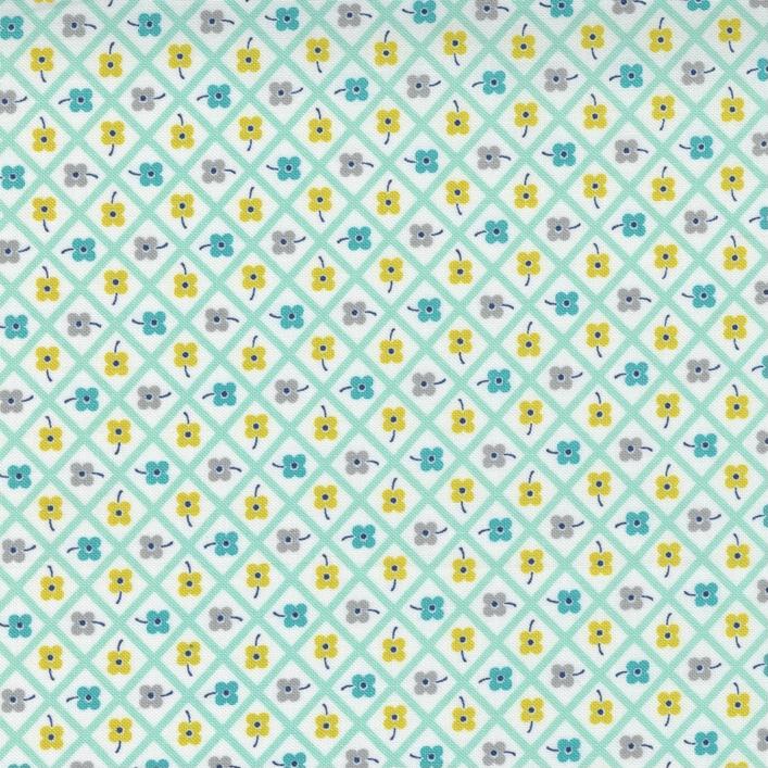 Morning Light Morning Dew Chockablock Check Fabric-Moda Fabrics-My Favorite Quilt Store