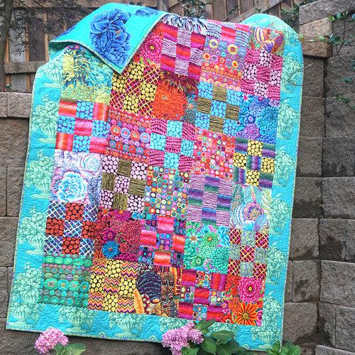 Moss Garden Quilt Pattern by Kaffe Fassett Free Spirit Fabrics My