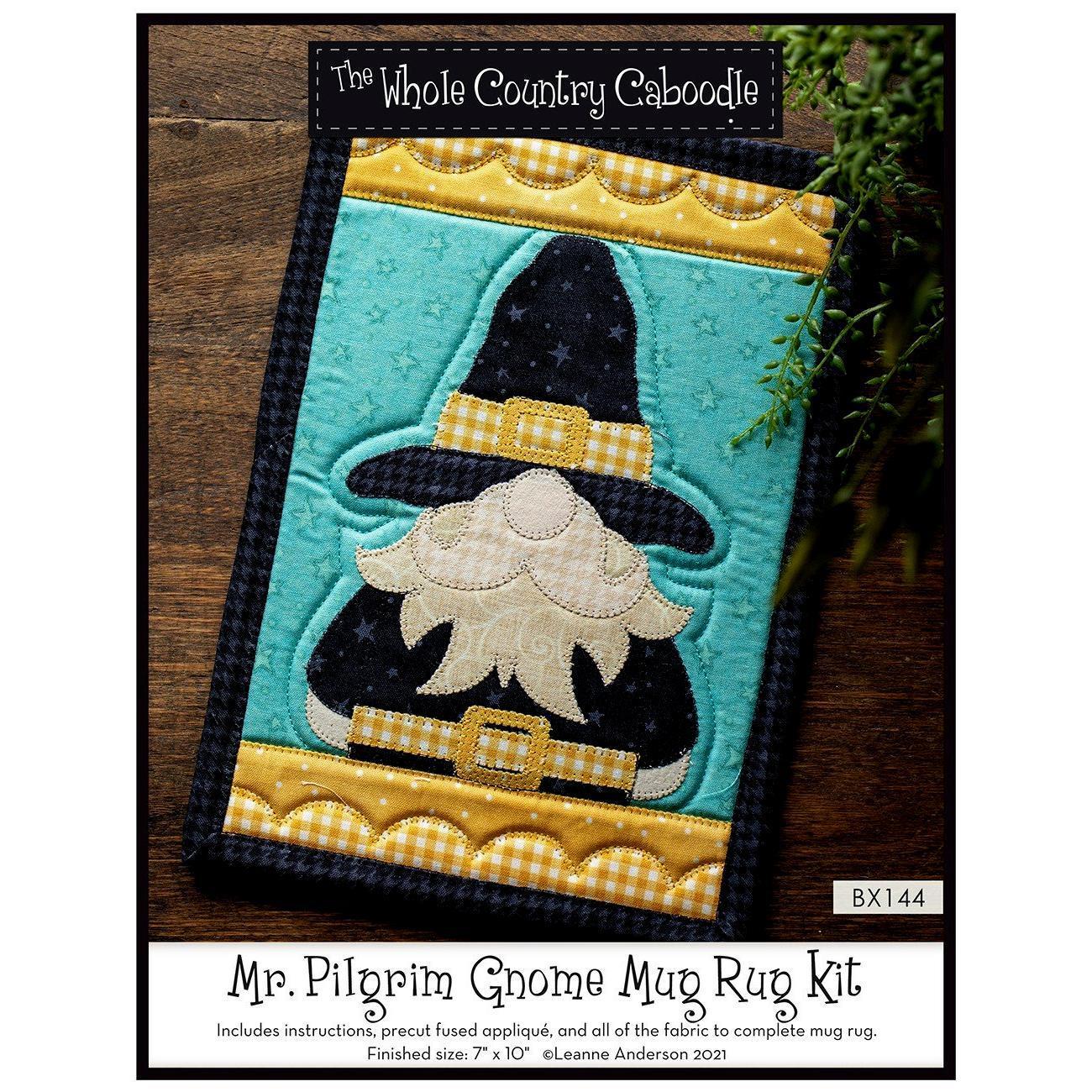 Mr. Pilgrim Gnome Mug Rug Kit