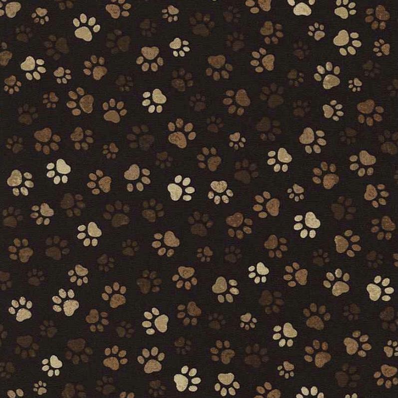 Mud Paw Prints Fabric-Timeless Treasures-My Favorite Quilt Store