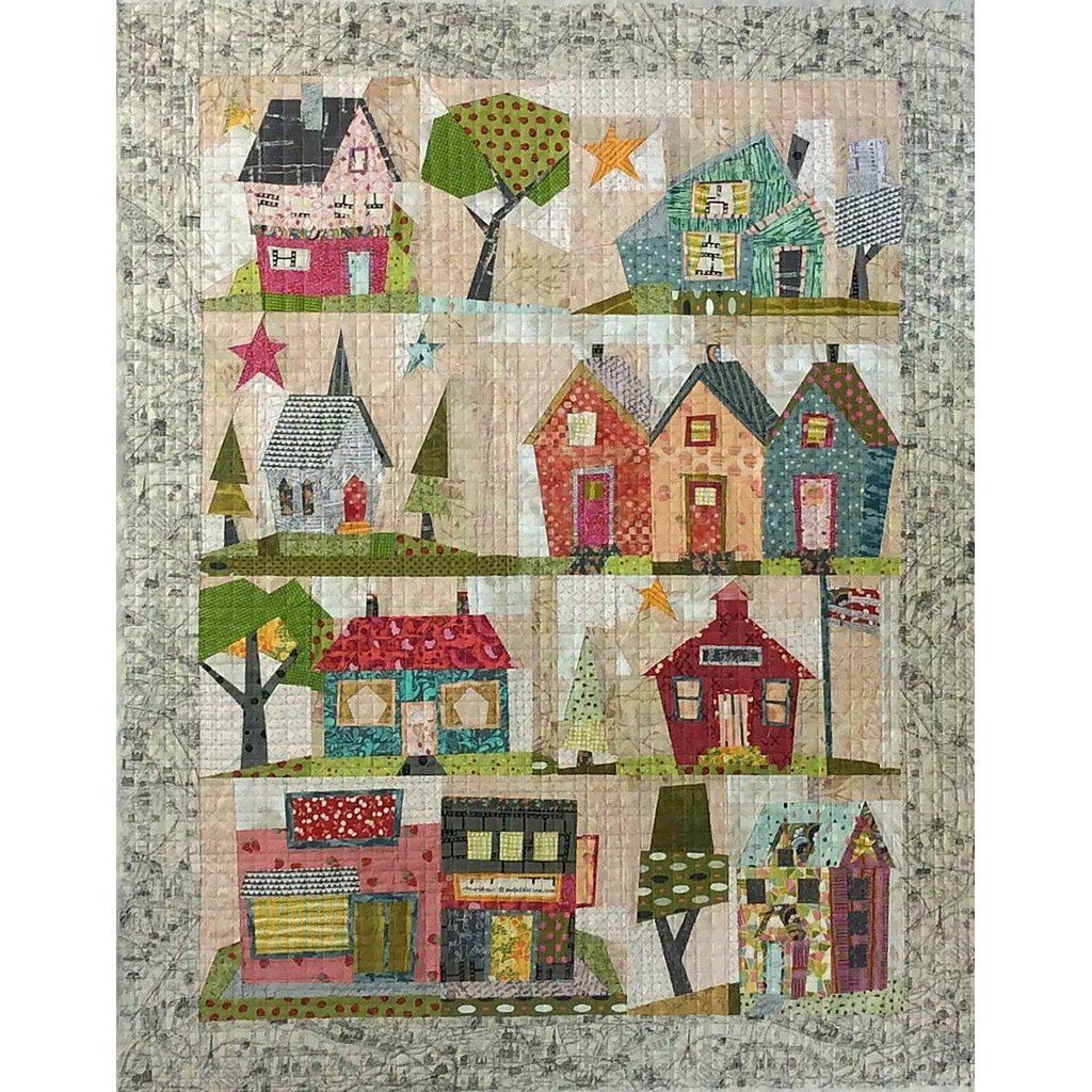 My Kinda Town Paper Pieced Quilt Pattern-Fiberworks-My Favorite Quilt Store