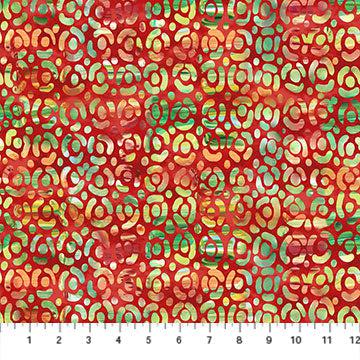 My Mother's Garden Red Cabbages Digital Fabric-Northcott Fabrics-My Favorite Quilt Store