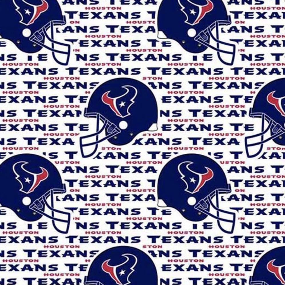 Fabric Traditions NFL Texans Logo Fabric