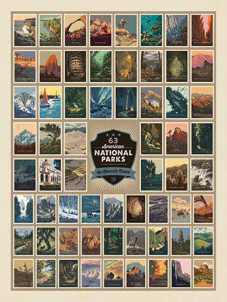 National Parks 63 American National Parks 54"x72" Panel-Riley Blake Fabrics-My Favorite Quilt Store