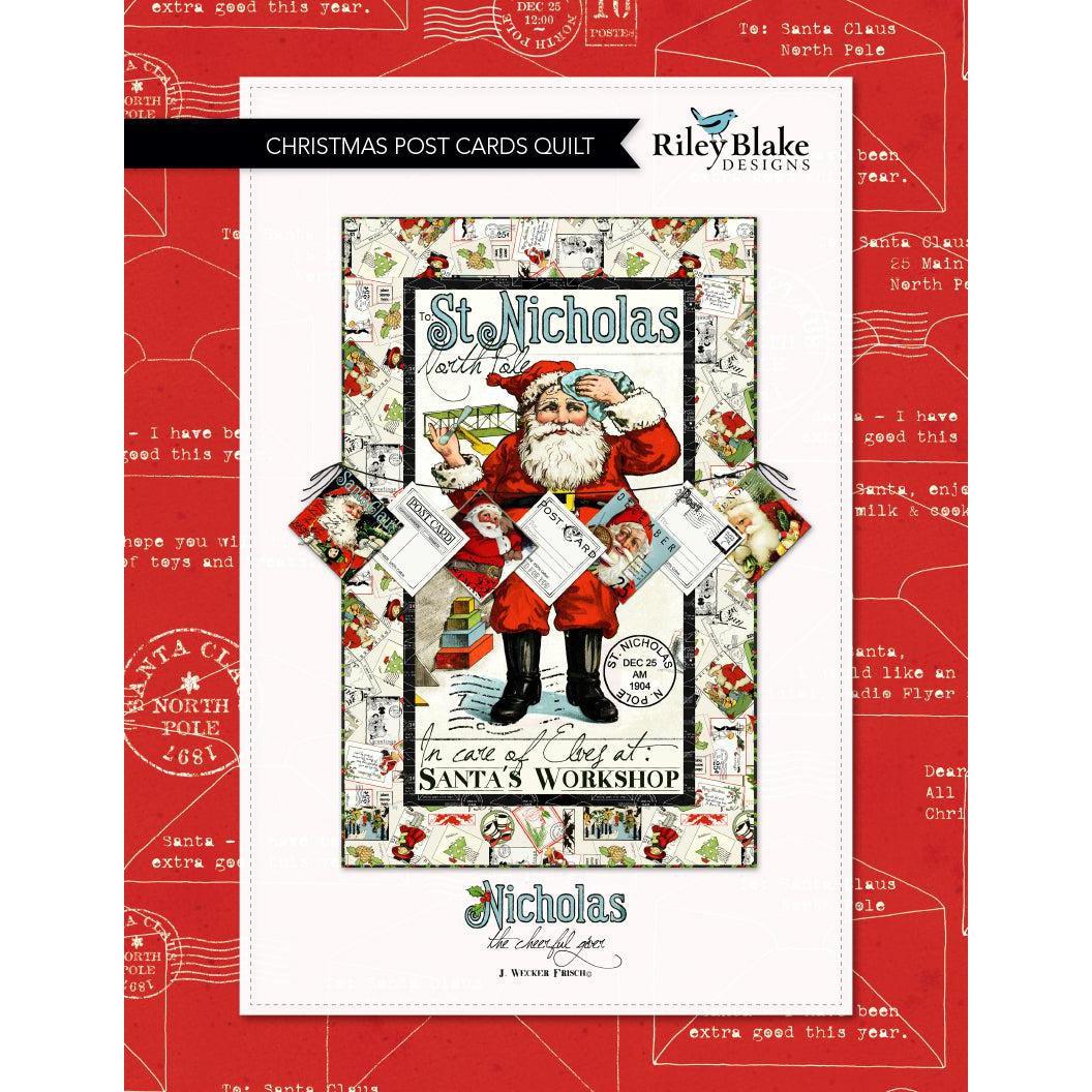 Nicholas Christmas Post Cards Panel Quilt Pattern - Free Digital Download-Riley Blake Fabrics-My Favorite Quilt Store