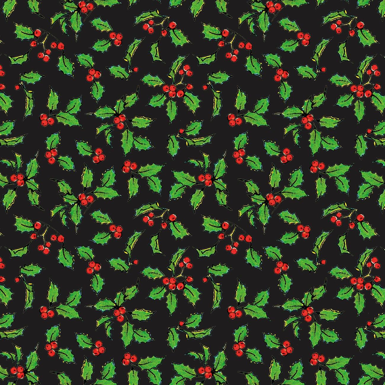 Riley Blake Designs Nicholas by J. Wecker Frisch C12334-CHARCOAL Nicholas  Christmas Posts Charcoal Cotton Fabric - A Nimble Thimble