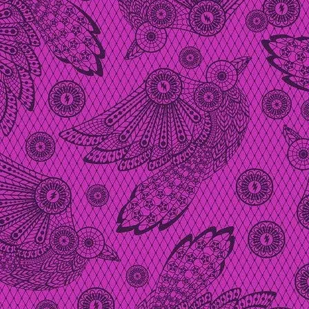 Night Shade Deja Vu Raven Lace Fabric