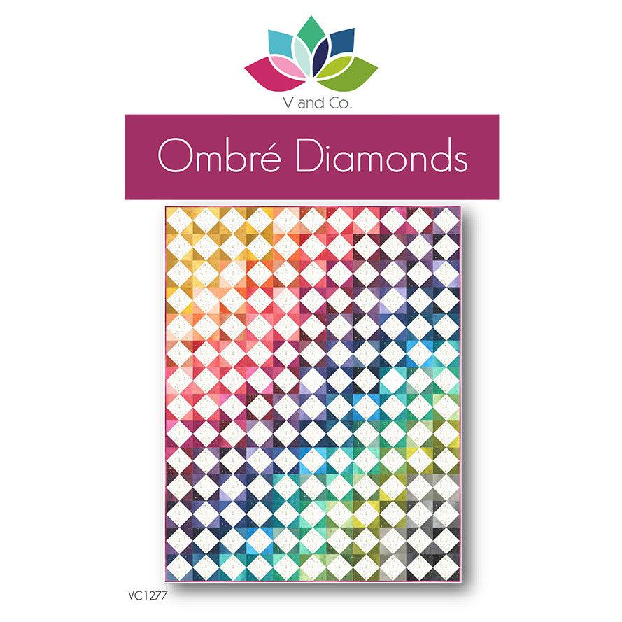 Ombre Diamonds Quilt Pattern-Moda Fabrics-My Favorite Quilt Store