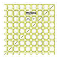 Omnigrid OmniGrip Square Ruler 8.5"x 8.5"-Dritz-My Favorite Quilt Store