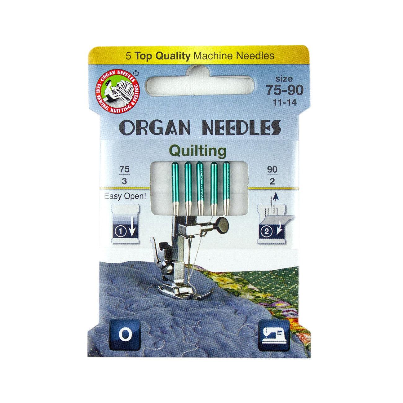 Organ Needles Quilting Assortment 75-90 Eco Pack
