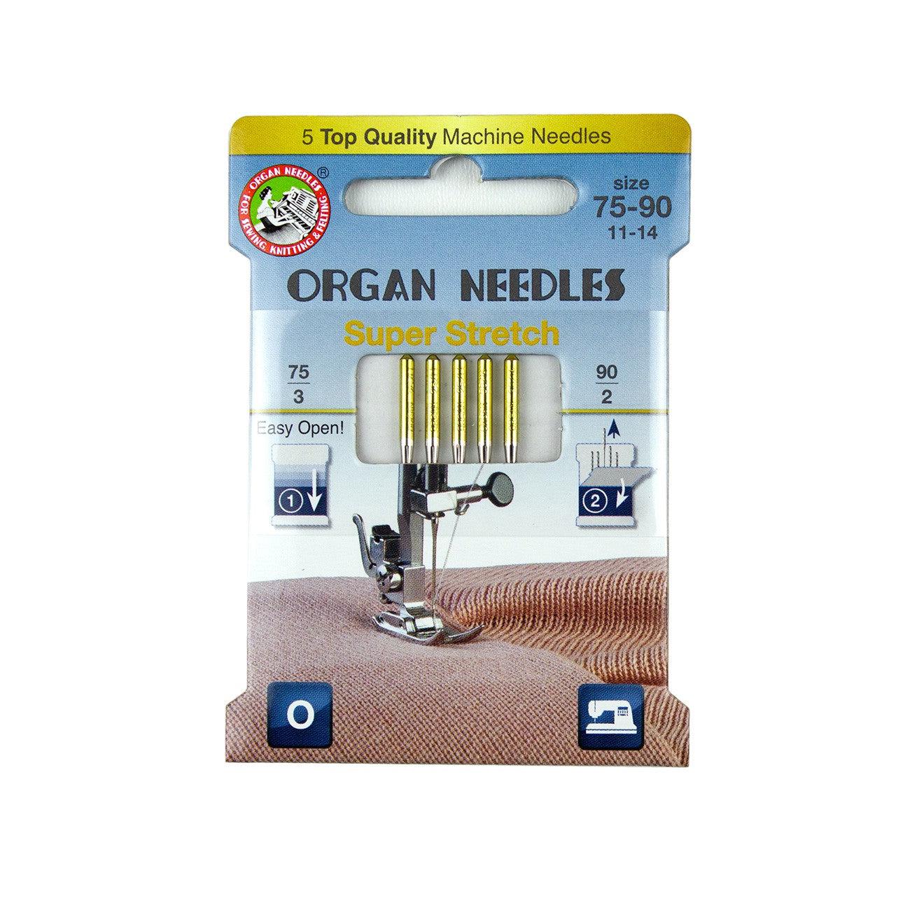 Organ Needles Super Stretch Assortment 75-90 Eco Pack