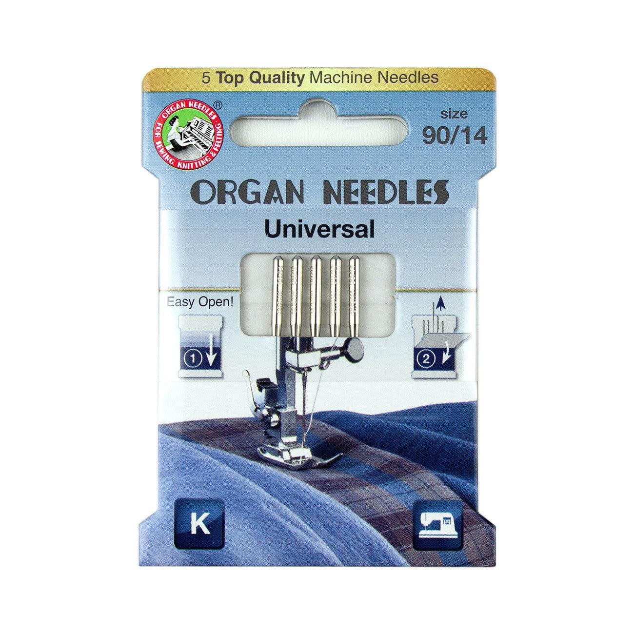 Organ Needles Universal Size 90/14 Eco Pack-Organ Needles-My Favorite Quilt Store