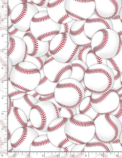 Packed Baseballs Fabric-Timeless Treasures-My Favorite Quilt Store