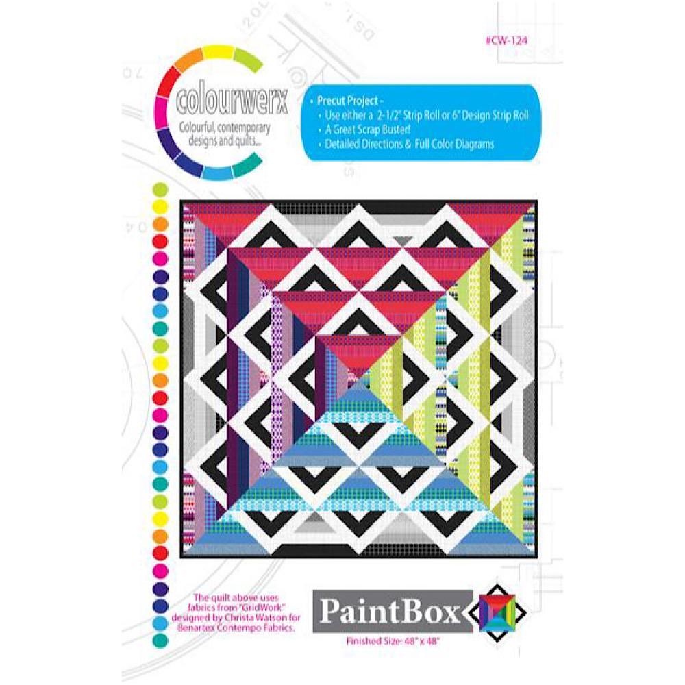 Paint Box Pattern-Colourwerx-My Favorite Quilt Store